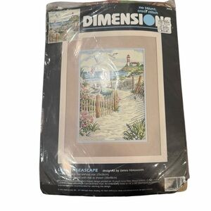 Dimensions Coastal Beach Seaside Counted Cross Stitch Kit
